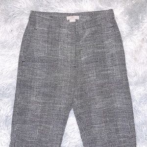 Grey Houndstooth Pants